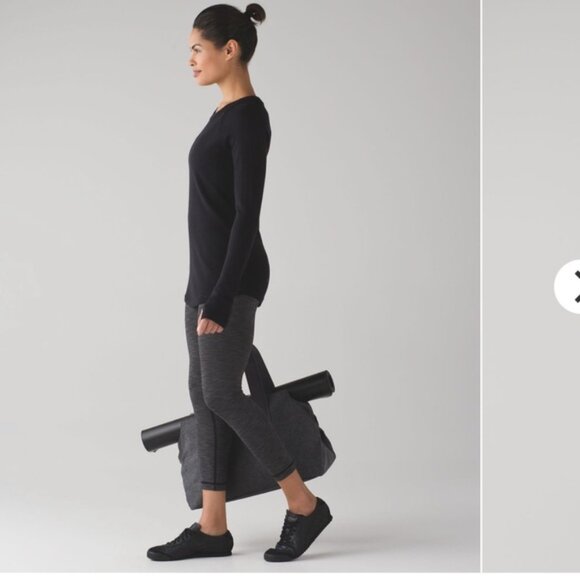 Lululemon Sit In Lotus Merino Wool Sweater Lightweight Knit Crew Top Minimal S - Picture 7 of 16